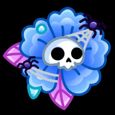 Cobweb — Skull Flowers Telegram gift model