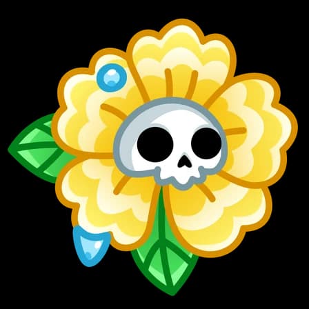 Daisy — Skull Flowers Telegram gift model