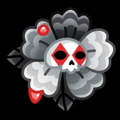 Dark Carnival — Skull Flowers Telegram gift model