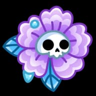 Frozen Violet — Skull Flowers