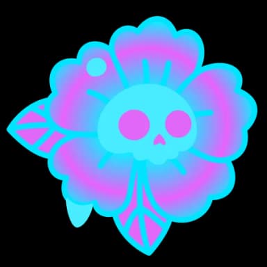 Hypercolor — Skull Flowers Telegram gift model
