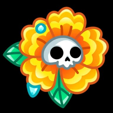 Marigold — Skull Flowers Telegram gift model