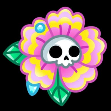 Pink Caprice — Skull Flowers Telegram gift model