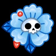 Royal Azure — Skull Flowers
