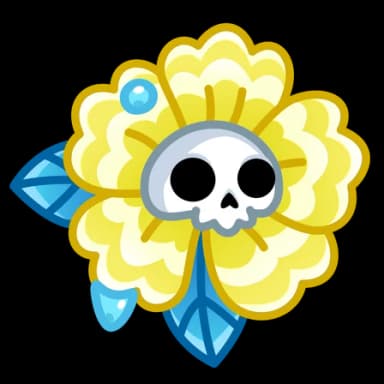 Sun Dazzle — Skull Flowers Telegram gift model
