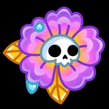 Sunset — Skull Flowers Telegram gift model