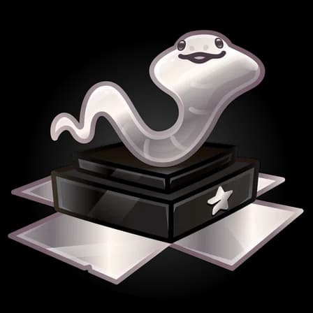 Silver Award — Snake Boxes Telegram gift model