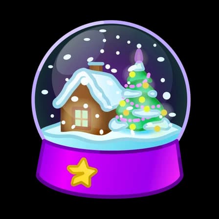 Amethyst — Snow Globes Telegram gift model