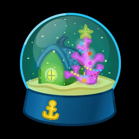Bikini Bottom — Snow Globes Telegram gift model