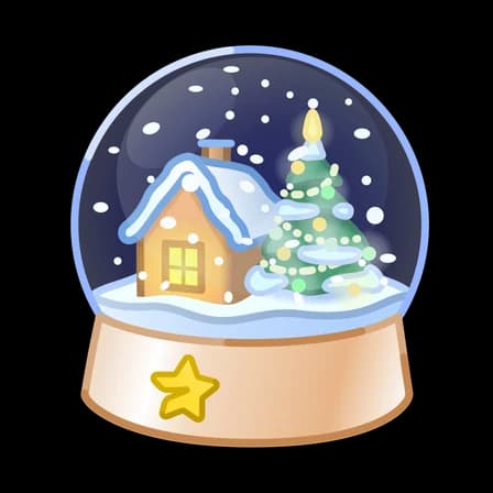 Caramel — Snow Globes Telegram gift model