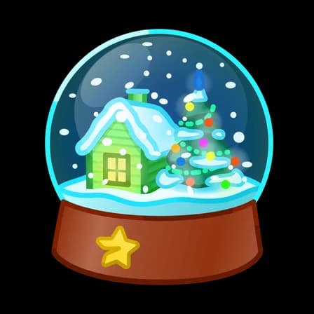 Choco Waffle — Snow Globes Telegram gift model