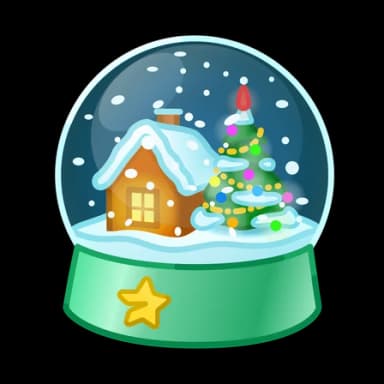 Green Villa — Snow Globes Telegram gift model