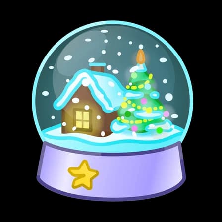 Lavender — Snow Globes Telegram gift model