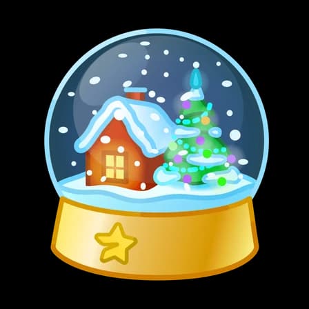 Mango Lodge — Snow Globes Telegram gift model