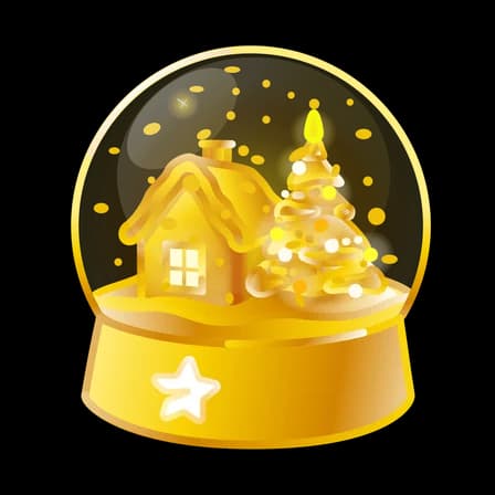 Midas Manor — Snow Globes Telegram gift model