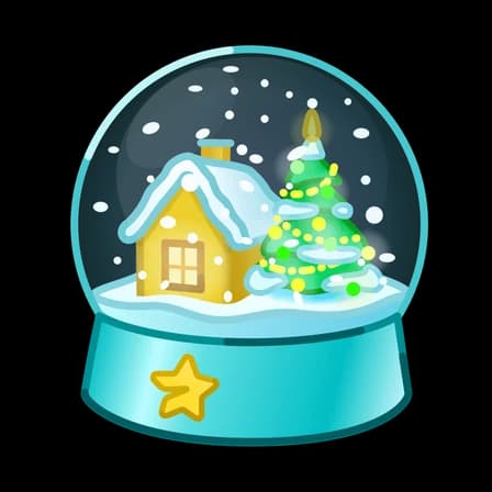 Ocean Oasis — Snow Globes Telegram gift model