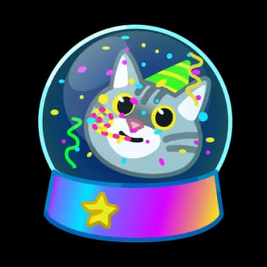 Party Cat — Snow Globes Telegram gift model