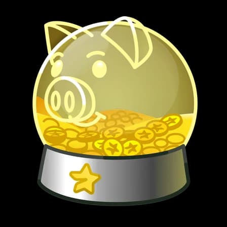 Piggy Bank — Snow Globes Telegram gift model