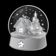 Silver Frost — Snow Globes