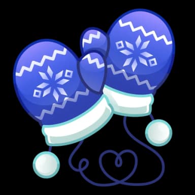 Blizzard — Snow Mittenses Telegram gift model