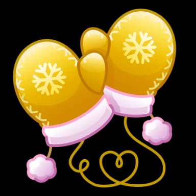 Champagne — Snow Mittenses Telegram gift model