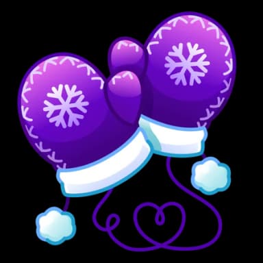 Dark Grape — Snow Mittenses Telegram gift model