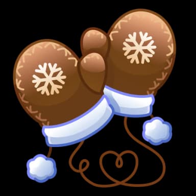 Mocha — Snow Mittenses Telegram gift model