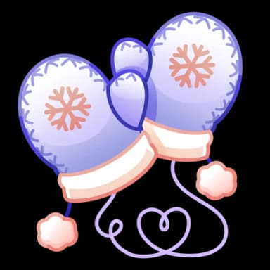 Periwinkle — Snow Mittenses Telegram gift model