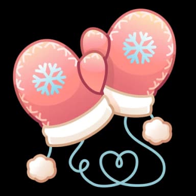 Salmon — Snow Mittenses Telegram gift model