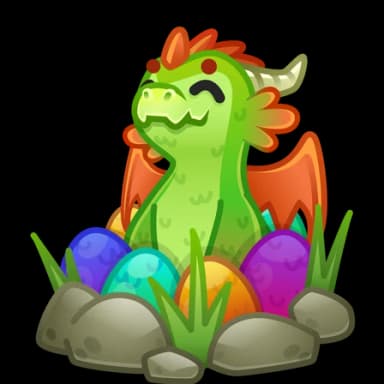 Baby Dragon — Spring Baskets Telegram gift model