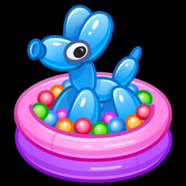 Balloon Dog — Spring Baskets Telegram gift model