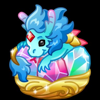 Crystal Dragon — Spring Baskets Telegram gift model