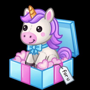 Cute Unicorn — Spring Baskets Telegram gift model