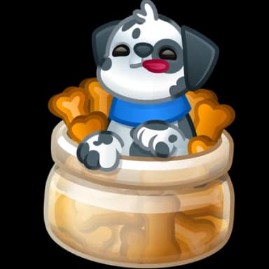 Dalmatian Pup — Spring Baskets Telegram gift model
