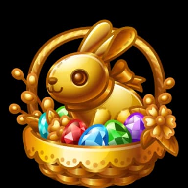 Midas Bunny — Spring Baskets Telegram gift model