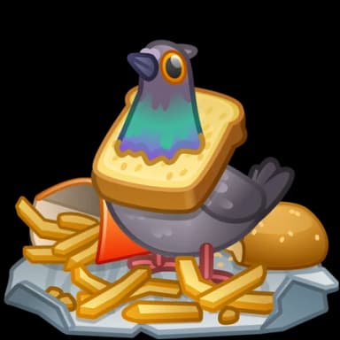 Trash Pigeon — Spring Baskets Telegram gift model
