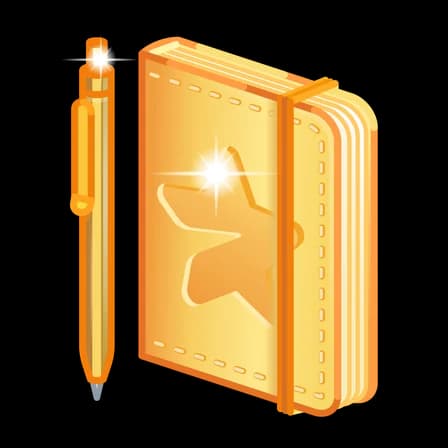 Golden Star — Star Notepads Telegram gift model