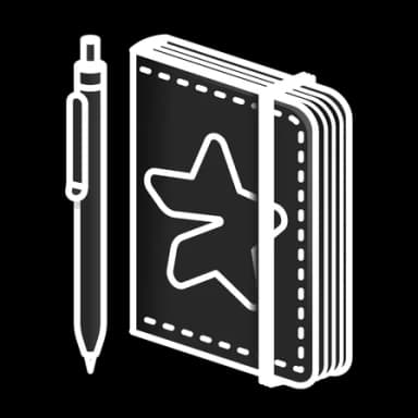 Negative — Star Notepads Telegram gift model