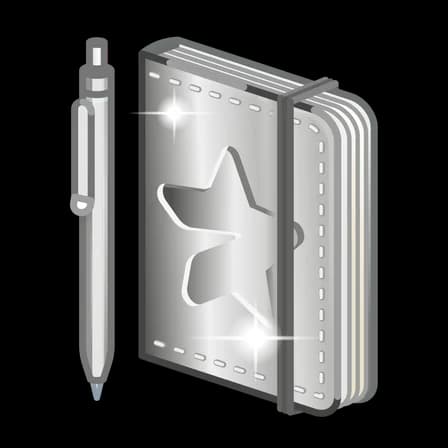 Sterling — Star Notepads Telegram gift model