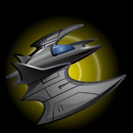 Black Wing — Stellar Rockets Telegram gift model