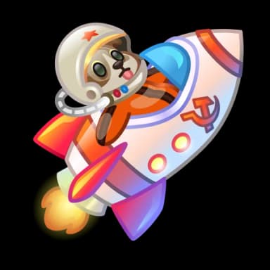 Laika — Stellar Rockets Telegram gift model