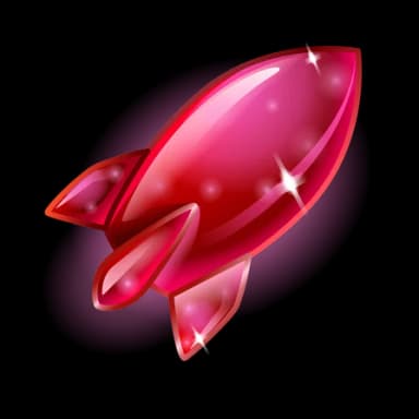 Ruby Sparkle — Stellar Rockets Telegram gift model