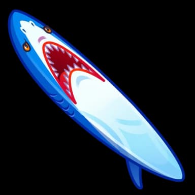 Blåhaj — Surge Boards Telegram gift model