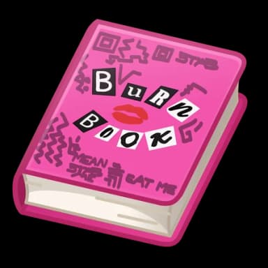 Burn Book — Timeless Book Telegram gift model