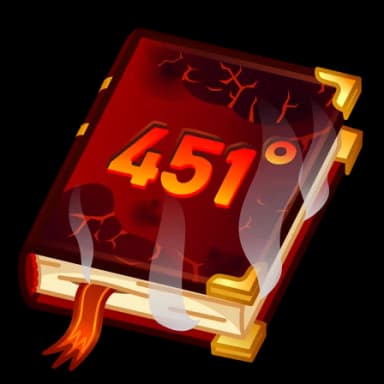 Fahrenheit 451 — Timeless Book Telegram gift model