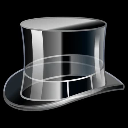 Silver Glass — Top Hats Telegram gift model