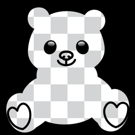 Bearly Visible — Toy Bears Telegram gift model