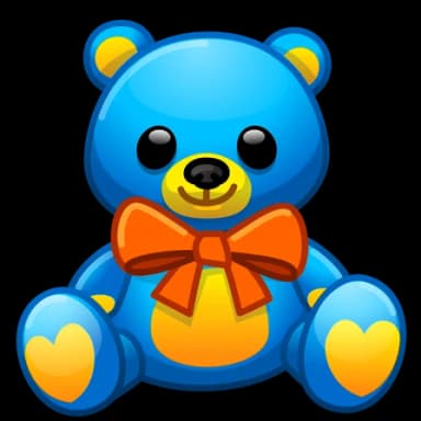 Blue Dandy — Toy Bears Telegram gift model