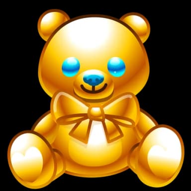 Golden Cub — Toy Bears Telegram gift model