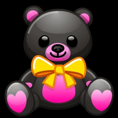 Noir Et Rose — Toy Bears Telegram gift model